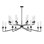 Savoy House Baker 1-8862-16-89 16-Lights 960W Matte Black Chandelier