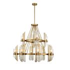 Savoy House 1-9106-12-322 Biltmore 12-Lights 720 Watt Warm Brass Chandelier