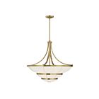 Savoy House 1-9152-4-322 Constantine 4-Lights 60W Warm Brass Incandescent/LED Chandelier
