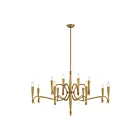 Savoy House 1-9418-12-220 12-Lights 720W Riviera Brass Chandelier