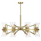 Savoy House Bennington 1-9705-16-322 16-Lights 960W Warm Brass Chandelier