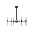 Savoy House 1-9716-8-15 Linden 8-Lights 40W Mediterranean Bronze Chandelier with Integrated LED