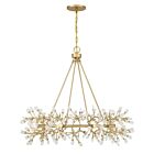 Savoy House 1-9855-8-328 8-Lights 480W Spun Gold Chandelier