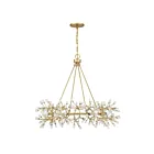 Savoy House 1-9855-8-328 8-Lights 480W Spun Gold Chandelier