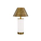 Savoy House 11-CD04RC-BDB Molly 1-Light 2.3W Brass Table Lamp with Integrated LED