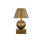 Savoy House 11-CD06RC-BS Silas 1-Light 2.3W Brass Table Lamp with Integrated LED