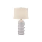 Savoy House 11-CD15-WH Wehunt 1-Light 100W White Incandescent/LED Table Lamp