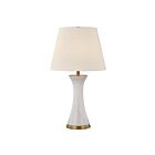 Savoy House 11-CD19 Dana 1-Luminaire 100W Blanc Incandescente/LED Lampe de table