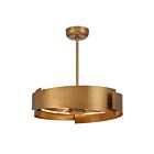 Savoy House 28-FD-455-54 Amiena 36W Gold Patina Chandelier with Integrated LED