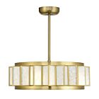 Savoy House Gideon 28-FD-690-322 28" Warm Brass 25W Ceiling Fan