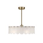 Savoy House 28-FD-9802-127 Ashton 5-Lights 30W Noble Brass LED Chandelier