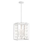 Savoy House Birch 3-4197-4-83 4-Lights 240W Bisque White Pendant
