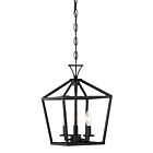 Savoy House Essentials Townsend 3-420-3-89 3-Lights 180W Matte Black Pendant