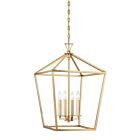 Savoy House Essentials Townsend 3-421-4-322 4-Lights 240W Warm Brass Pendant