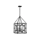 Savoy House 3-5063-4-89 4-Lights 240W Matte Black Pendant