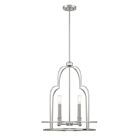 Savoy House Essentials Diplomat 3-6612-4-SN 4-Lights 240W Satin Nickel Pendant