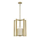 Savoy House Essentials Benson 3-7701-5-322 5-Lights 300W Warm Brass Pendant