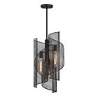 Savoy House 3-8033-3-89 3-Lights 180W Matte Black Pendant