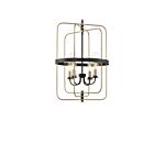 Savoy House Kearney 3-8072-4-51 4-Lights 240W Vintage Black with Warm Brass Pendant