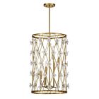 Savoy House 3-8412-6-322 6-Lights 360W Warm Brass Pendant