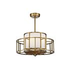 Savoy House Oslo 30-FD-126-322 26" Warm Brass 31W Ceiling Fan