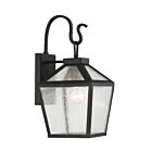 Savoy House 5-100-BK Woodstock 1-Light 60W Black Outdoor Wall Lantern