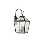 Savoy House 5-102-BK Woodstock 4-Lights 240W Black Outdoor Wall Lantern