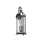 Savoy House 5-112-337 Preston 3-Lights 60W Black Incandescent/LED Outdoor Wall Light