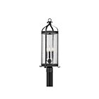 Savoy House 5-115-337 Preston 3-Lights 60W Black Incandescent/LED Post Light