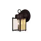 Savoy House 5-1161-RP Exterior Collections 1-Light 60W Rust Outdoor Wall Lantern