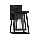 Savoy House 5-2020-BK Denver 1-Light 60W Matte Black Outdoor Wall Lantern