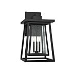 Savoy House 5-2023-BK Denver 3-Lights 180W Matte Black Outdoor Wall Lantern