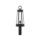 Savoy House 5-209-BK 1-Light 60W Matte Black Outdoor Post Light