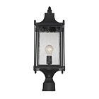 Savoy House Dunnmore 5-3454-BK 1-Light 60W Black Outdoor Post Lantern