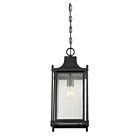 Savoy House 5-3455-BK Dunnmore 1-Light 75W Outdoor Hanging Lantern