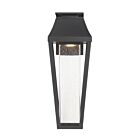 Savoy House 5-354-BK Brookline 1-Light 4.5W Matte Black Outdoor Wall Lantern