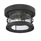 Savoy House 5-369-10-BK Barrett 1-Lights 60W Black Outdoor Flush Mount