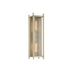 Savoy House 5-3805-344 Jacobs 2-Lights 60W Brass Incandescent/LED Outdoor Wall Light