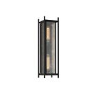 Savoy House 5-3805-BK Jacobs 2-Lights 60W Black Incandescent/LED Outdoor Wall Light