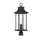 Savoy House Hancock 5-454-BK 1-Light 60W Matte Black Outdoor Post Lantern