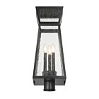 Savoy House Millford 5-633-BK 3-Lights 180W Matte Black Outdoor Post Lantern