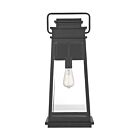 Savoy House 5-814-BK Boone 1-Light 60W Matte Black Outdoor Wall Lantern
