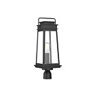 Savoy House Boone 5-817-BK 1-Light 60W Matte Black Outdoor Post Lantern