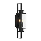 Savoy House 5-826-BK Ascott 2-Lights 120W Matte Black Outdoor Wall Lantern