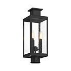 Savoy House Ascott 5-828-BK 3-Lights 180W Matte Black Outdoor Post Lantern