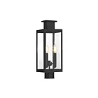 Savoy House Ascott 5-828-BK 3-Lights 180W Matte Black Outdoor Post Lantern