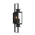 Savoy House 5-829-BK Ascott 3-Lights 180W Matte Black Outdoor Wall Lantern