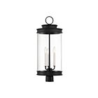 Savoy House Englewood 5-902-BK 3-Lights 180W Matte Black Outdoor Post Lantern