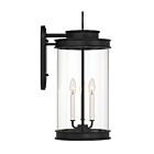 Savoy House 5-903-BK Englewood 3-Lights 120W Matte Black Outdoor Wall Lantern