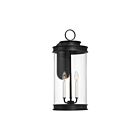 Savoy House 5-903-BK Englewood 3-Lights 120W Matte Black Outdoor Wall Lantern